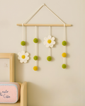 Handmade Boho Crochet Daisy Wall Hanging