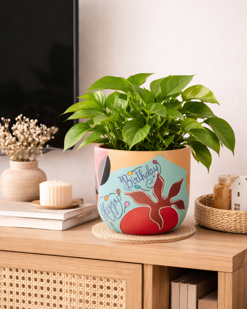 BloomScript – Personalized Hand-Painted Planter