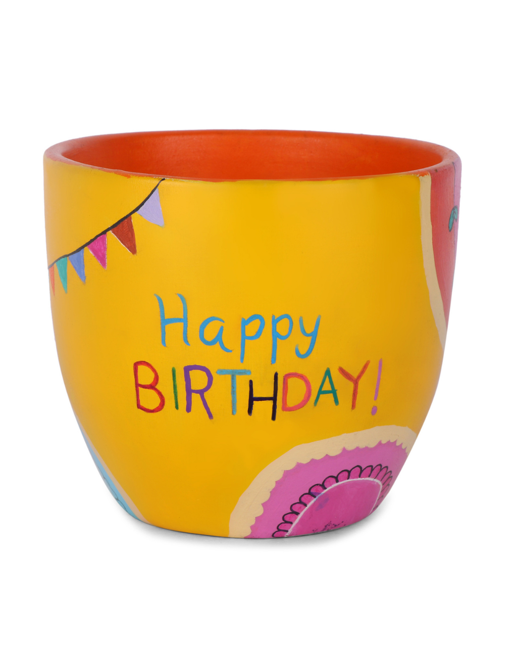 Sunburst Stories – Personalized Hand-Painted Planter