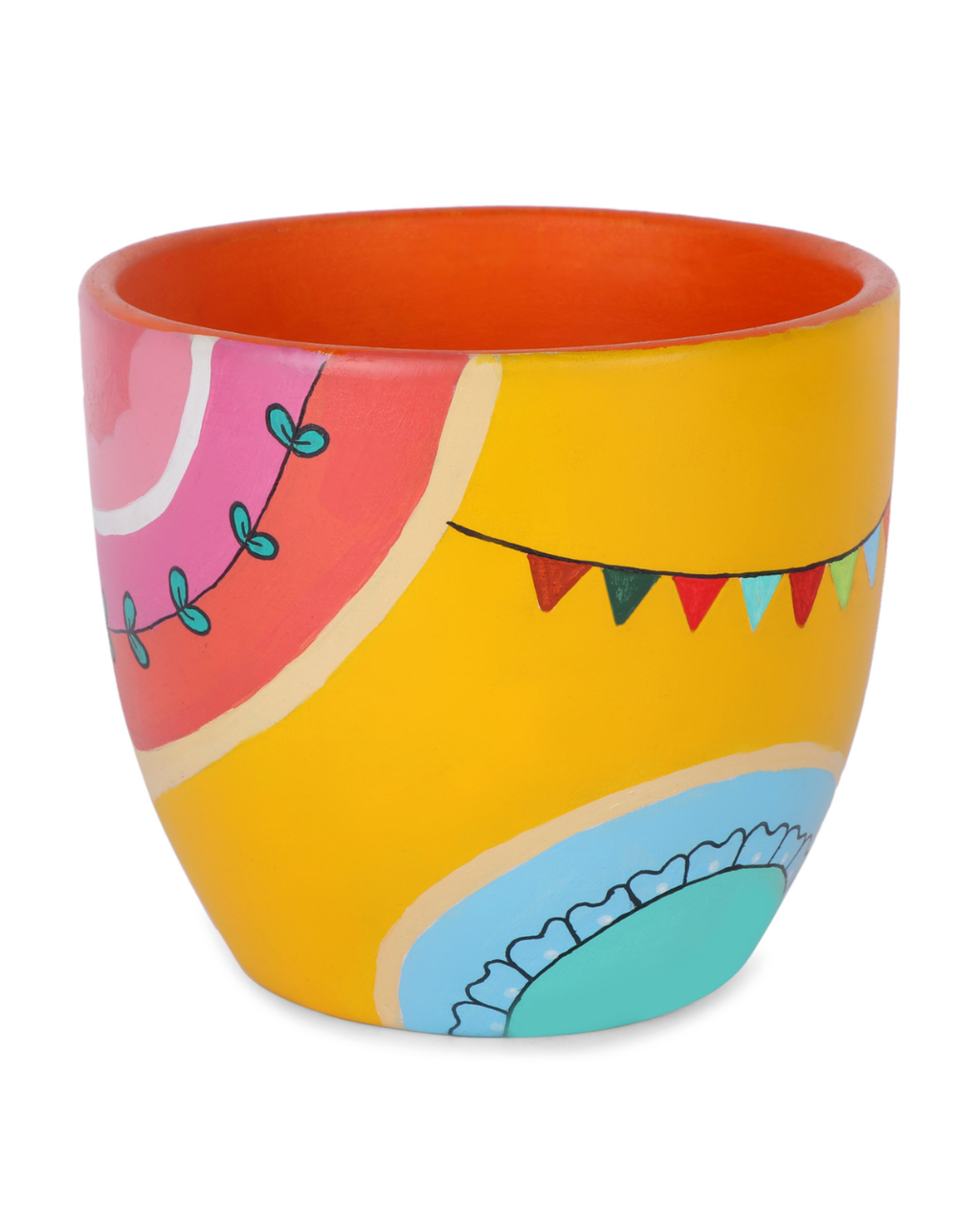 Sunburst Stories – Personalized Hand-Painted Planter